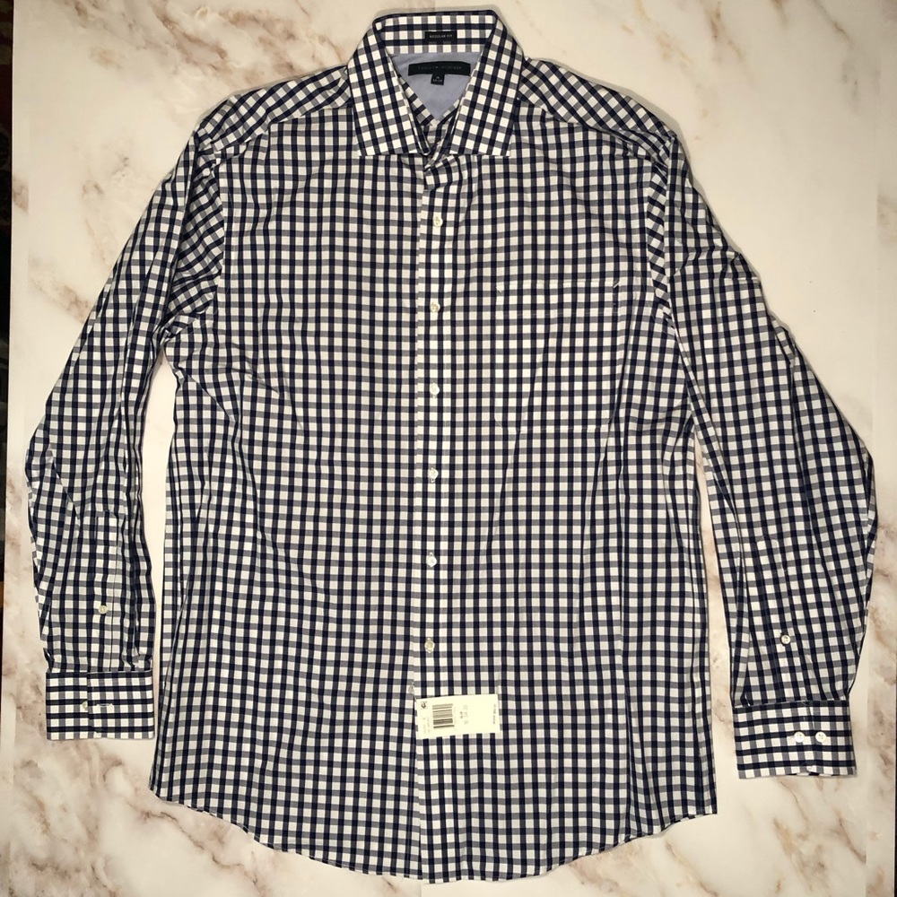 Tommy Hilfiger Men's 16 Neck, 34/35 Sleeve Shirt
